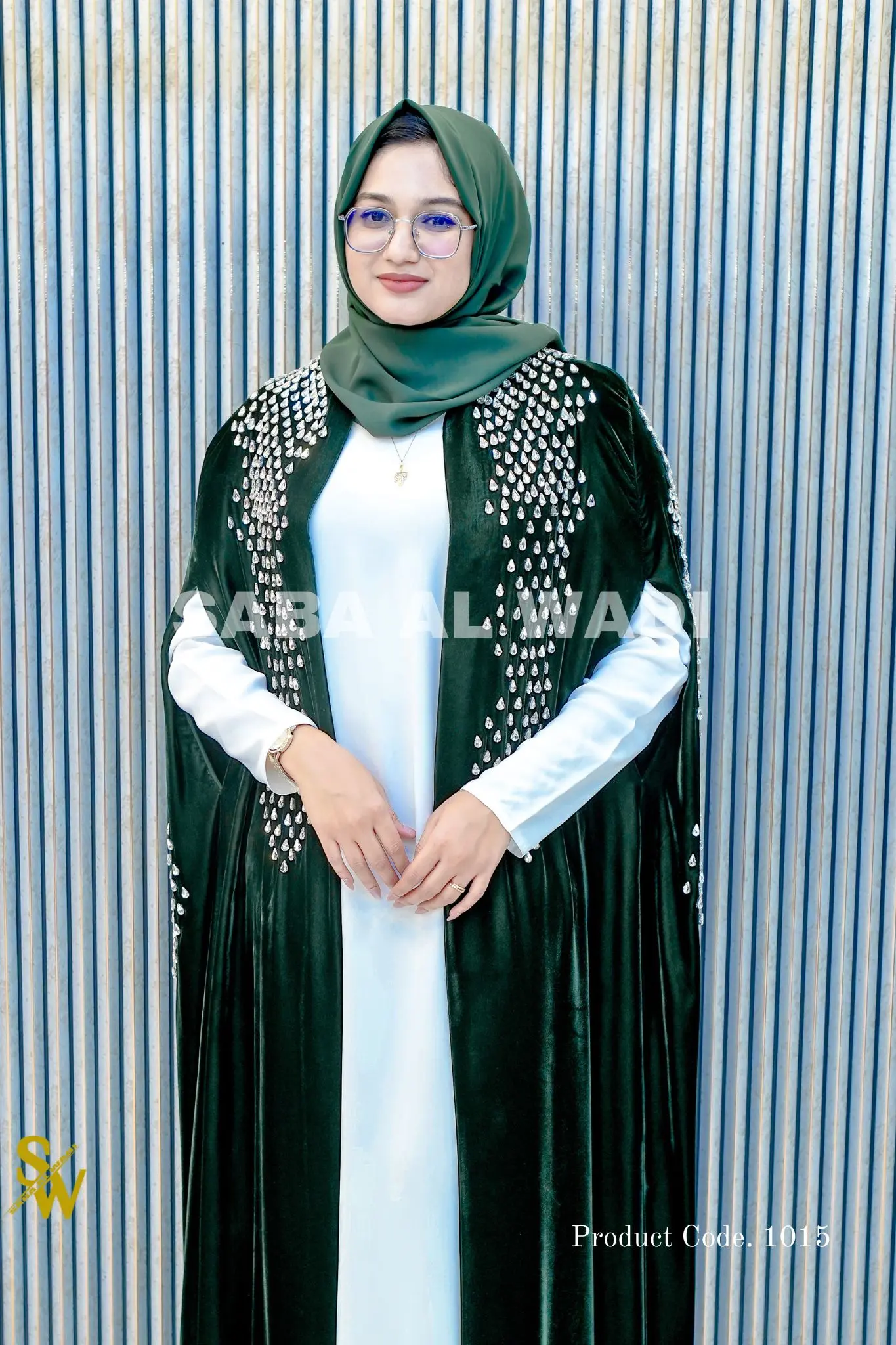 Velvet luxe Abaya